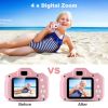 iMounTEK Kids Digital Camera w/ 2.0” Screen 12MP 1080P FHD Video Camera 4X Digital Zoom Games 32GB Card Supported Shockproof Child Camcorder for 3-10