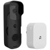 Wireless Smart Wi-Fi Video Doorbell Security Phone Doorbell Intercom Camera Two Way Audio Night Vision Compatible with Alexa Google Assistant