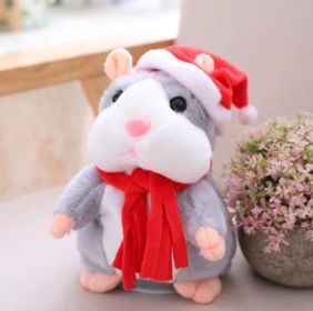 15CM Little Talking Hamster Toy (Option: C grey 18cm-1)