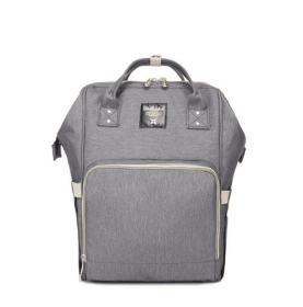 Mummy bag multi-function large capacity maternal and child package pregnant women bag mother backpack (Option: Dark Gray)