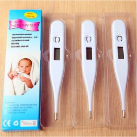 Electronic thermometer (Color: White)
