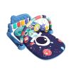 2 In 1 Baby Gym Play Mat Tummy Time Mat Musical Activity Center with 5 Rattle Toys 422 Melodies for 0-12 Months Old Space Dinosaur Unicorn